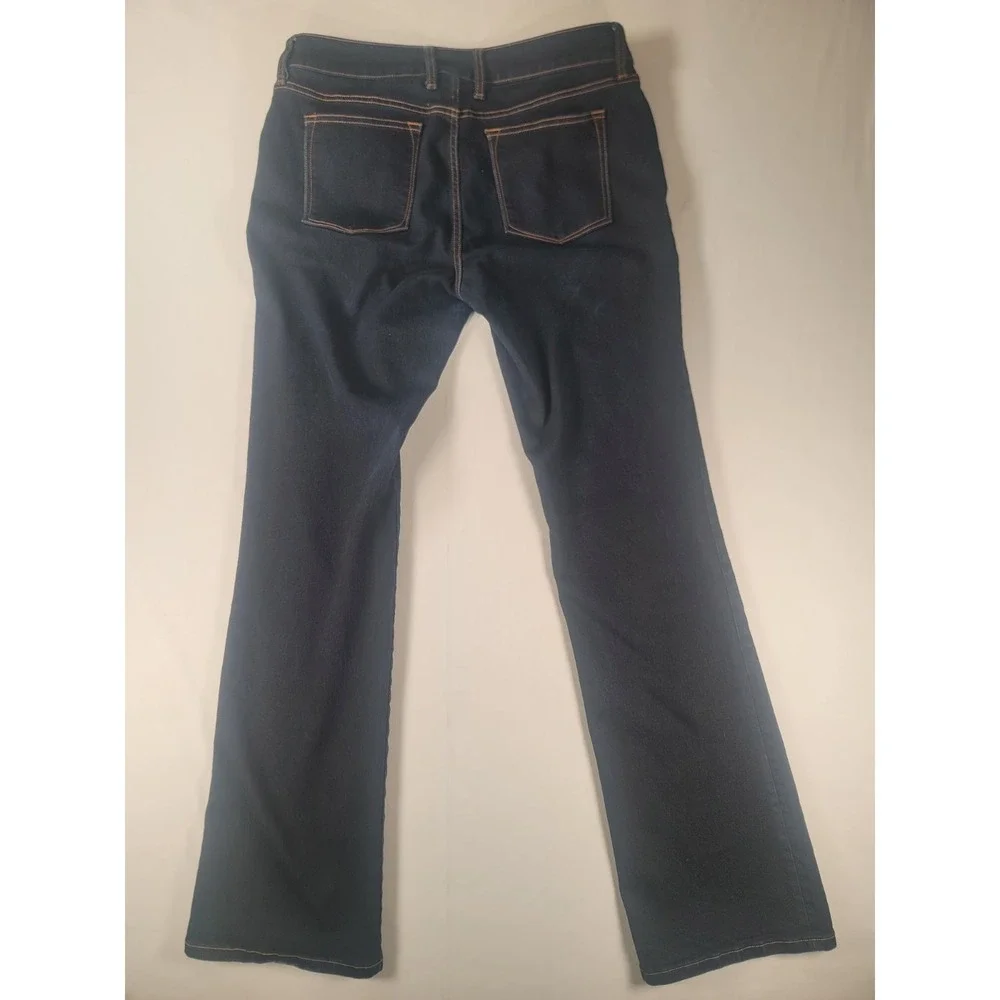 Banana Republic Bootcut Jeans Womens‎ 31L Dark Wash Long Stretch Denim
